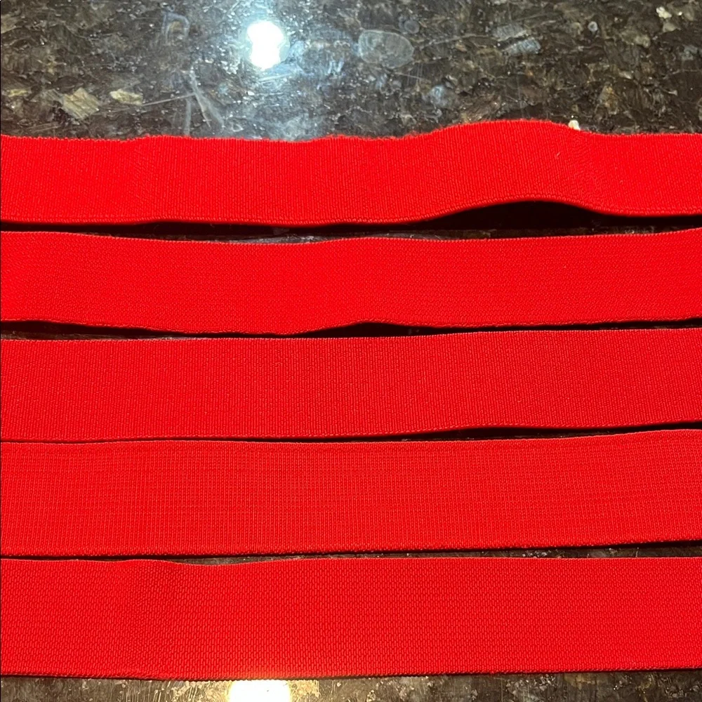 baseball belts (5) red.